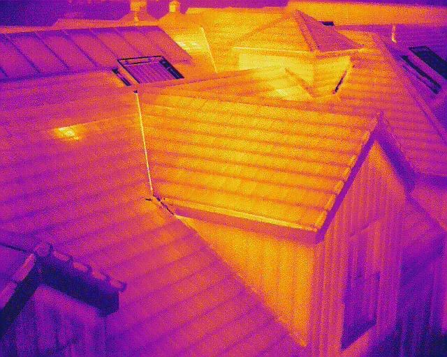 Thermal Imaging Roof Survey Image Cheltenham
